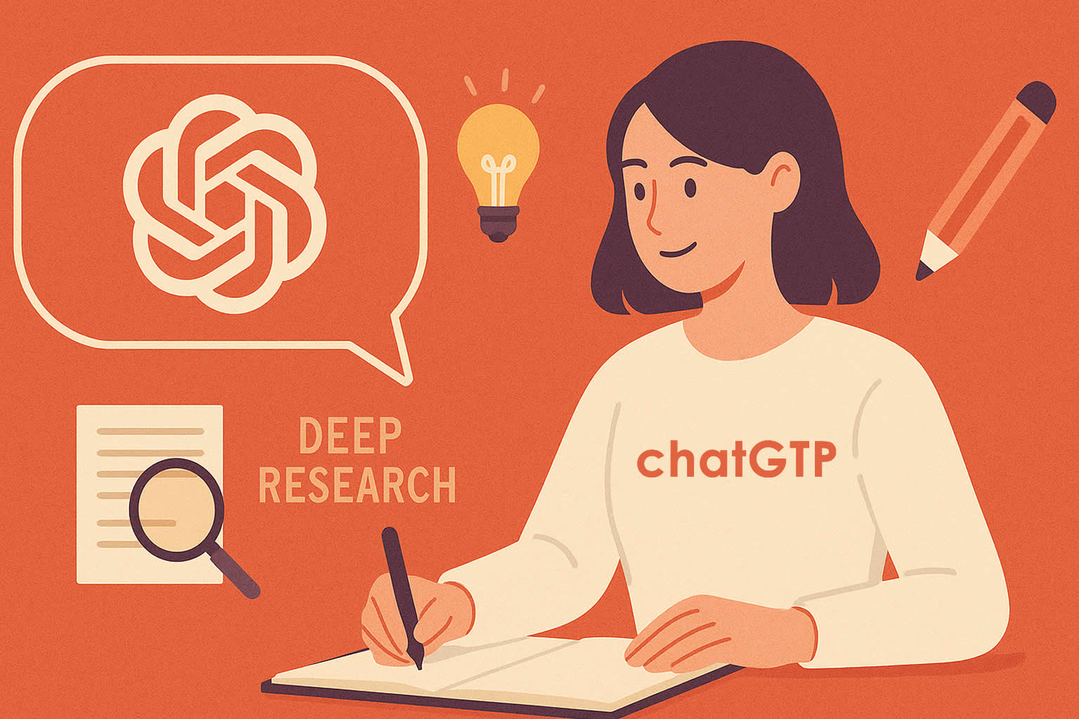 ChatGPTで創作活動を加速！Deep Researchでアイデア枯渇とサヨナラ！