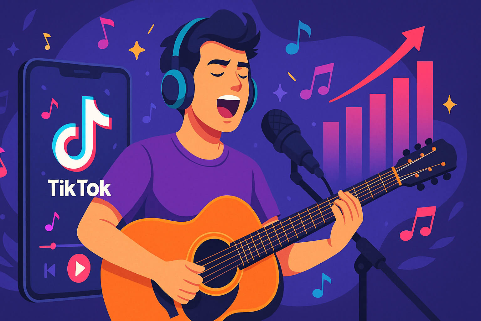 【TikTok攻略】オリジナル曲をバズらせる秘訣！再生回数UPで注目を浴びる方法