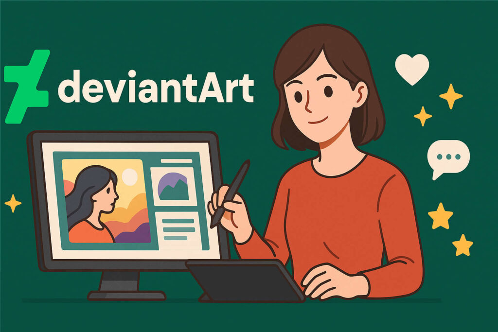 DeviantArtでイラストを投稿する完全ガイド！海外クリエイターに注目されるコツも伝授