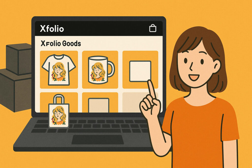 Xfolioでオリジナルグッズ制作！在庫リスクゼロの「Xfolio Goods」完全ガイド